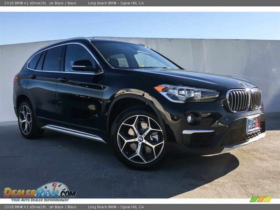 2018 BMW X1 sDrive28i Jet Black / Black Photo #12