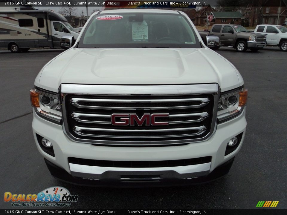 2016 GMC Canyon SLT Crew Cab 4x4 Summit White / Jet Black Photo #27