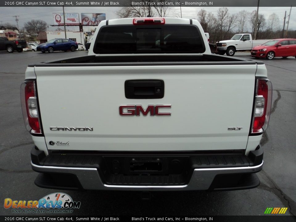 2016 GMC Canyon SLT Crew Cab 4x4 Summit White / Jet Black Photo #30