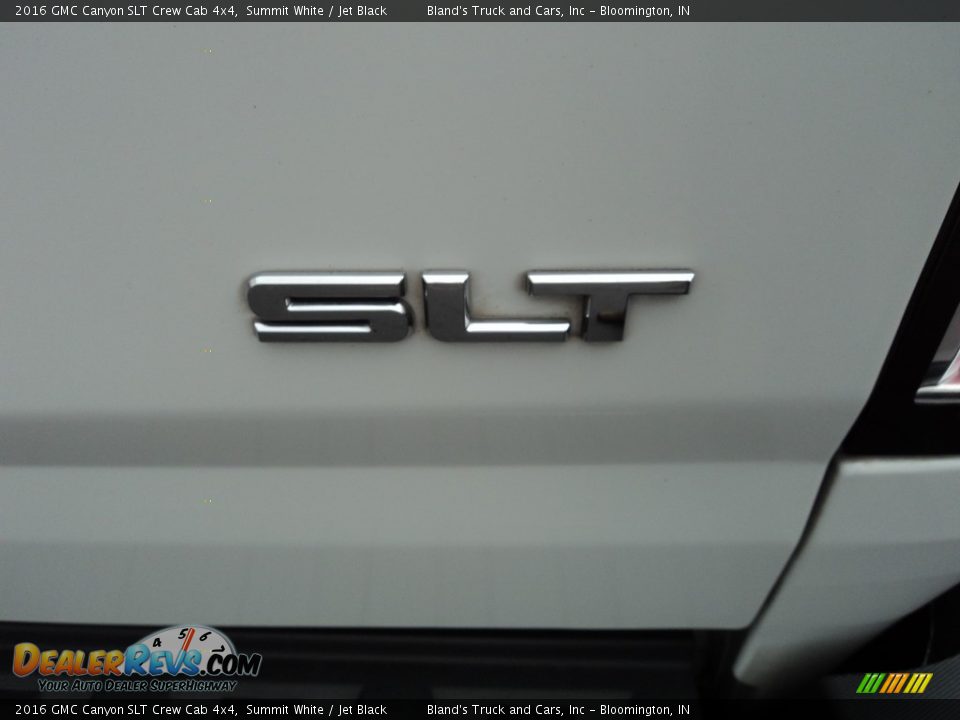 2016 GMC Canyon SLT Crew Cab 4x4 Summit White / Jet Black Photo #31