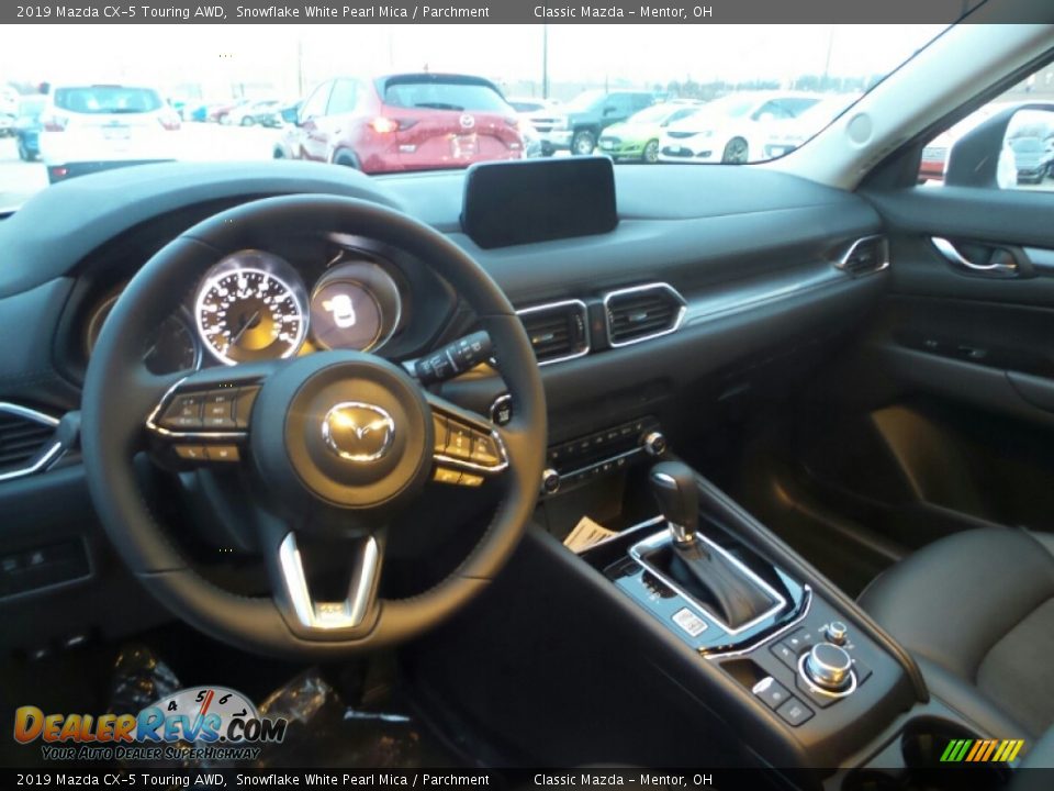 Parchment Interior - 2019 Mazda CX-5 Touring AWD Photo #3