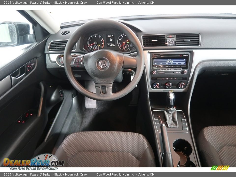 2015 Volkswagen Passat S Sedan Black / Moonrock Gray Photo #16