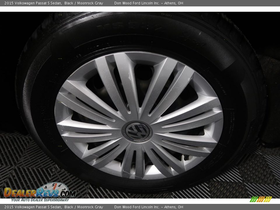 2015 Volkswagen Passat S Sedan Black / Moonrock Gray Photo #29