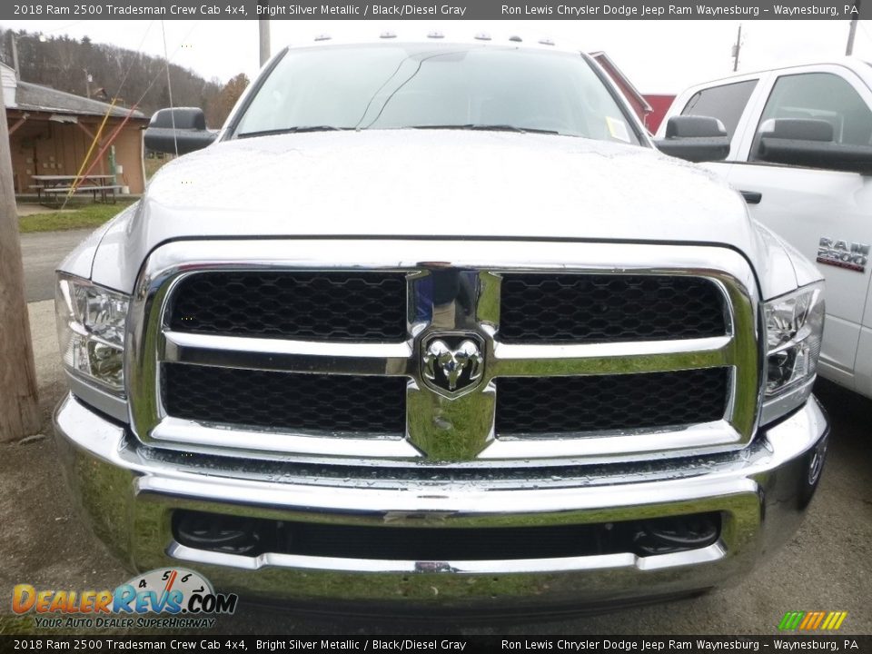 2018 Ram 2500 Tradesman Crew Cab 4x4 Bright Silver Metallic / Black/Diesel Gray Photo #6