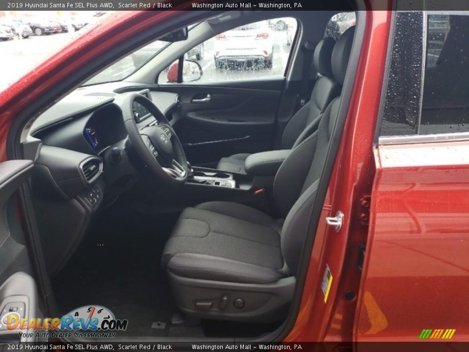 2019 Hyundai Santa Fe SEL Plus AWD Scarlet Red / Black Photo #13