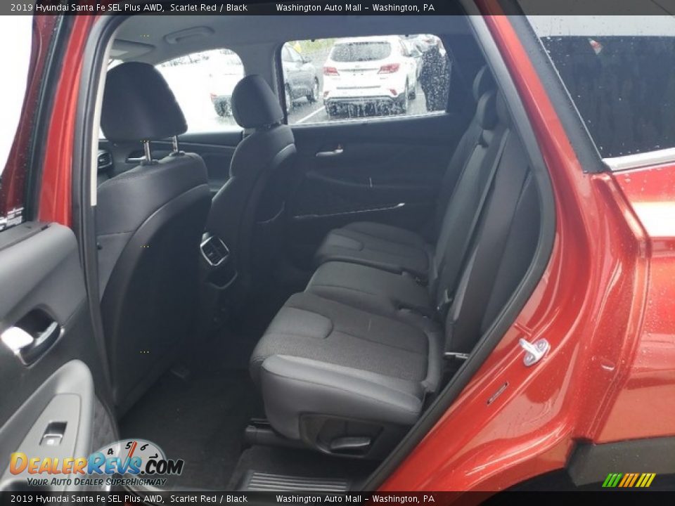 2019 Hyundai Santa Fe SEL Plus AWD Scarlet Red / Black Photo #14