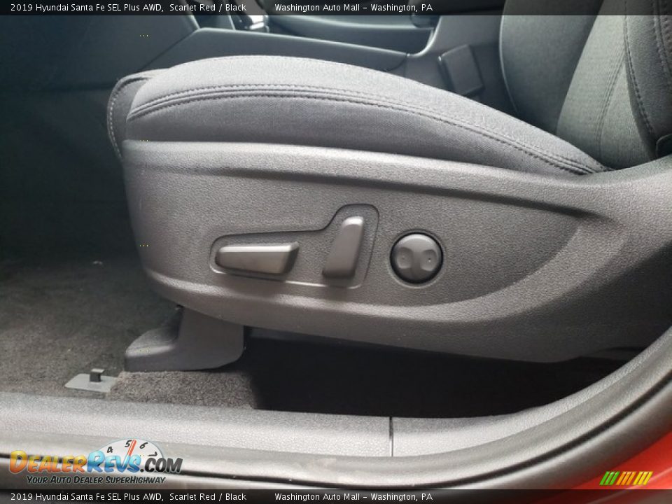 2019 Hyundai Santa Fe SEL Plus AWD Scarlet Red / Black Photo #16
