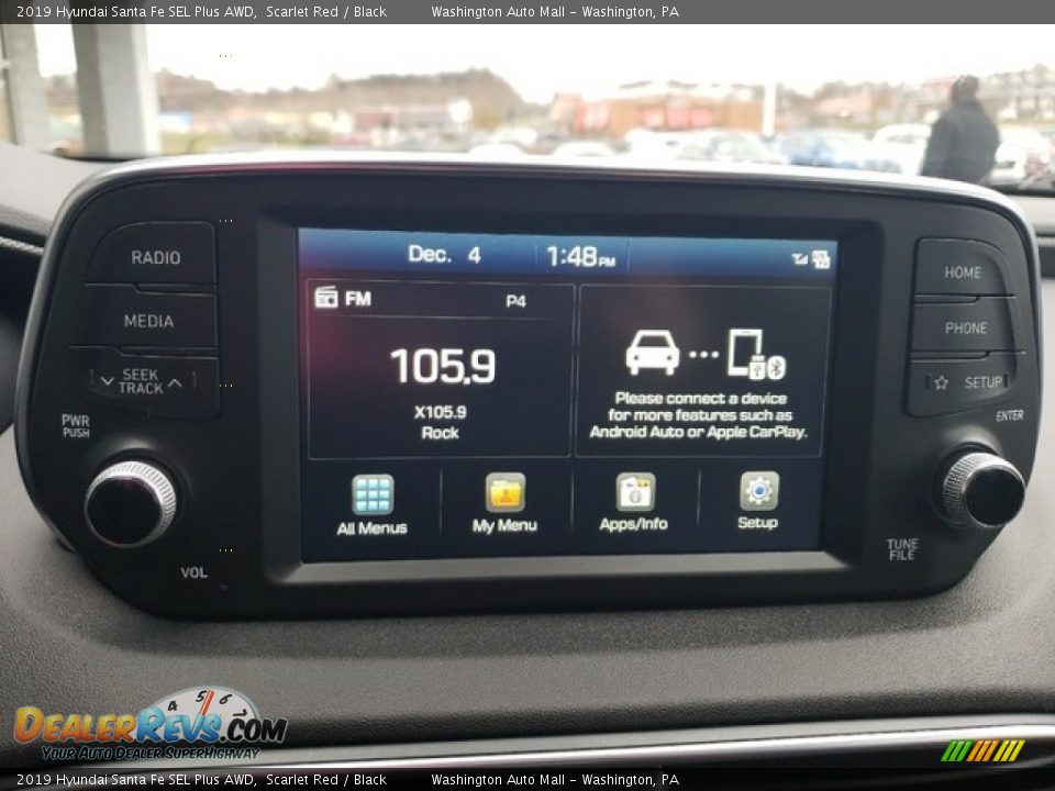 2019 Hyundai Santa Fe SEL Plus AWD Scarlet Red / Black Photo #21