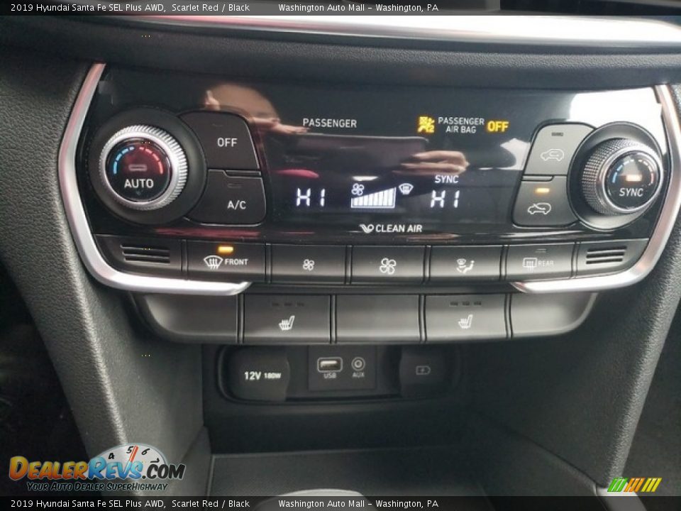 2019 Hyundai Santa Fe SEL Plus AWD Scarlet Red / Black Photo #23