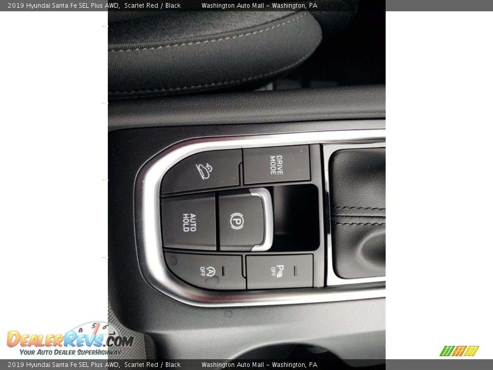 2019 Hyundai Santa Fe SEL Plus AWD Scarlet Red / Black Photo #24