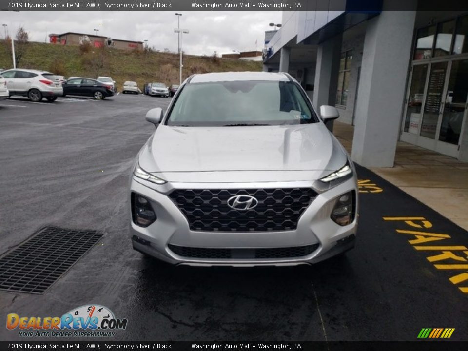 2019 Hyundai Santa Fe SEL AWD Symphony Silver / Black Photo #2