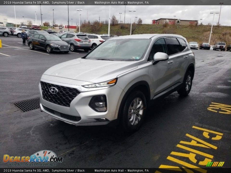 2019 Hyundai Santa Fe SEL AWD Symphony Silver / Black Photo #3