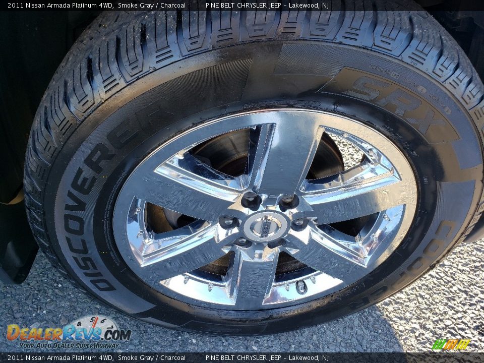 2011 Nissan Armada Platinum 4WD Smoke Gray / Charcoal Photo #9