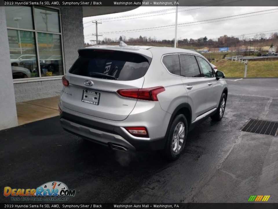 2019 Hyundai Santa Fe SEL AWD Symphony Silver / Black Photo #7