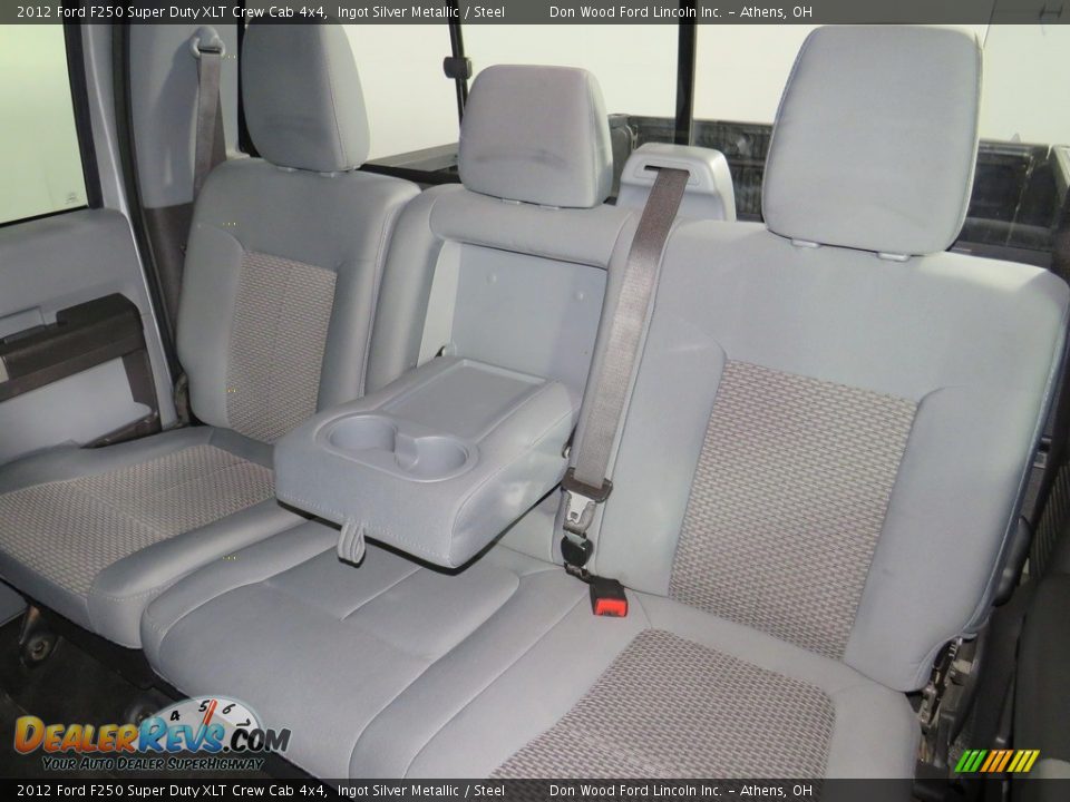 2012 Ford F250 Super Duty XLT Crew Cab 4x4 Ingot Silver Metallic / Steel Photo #28