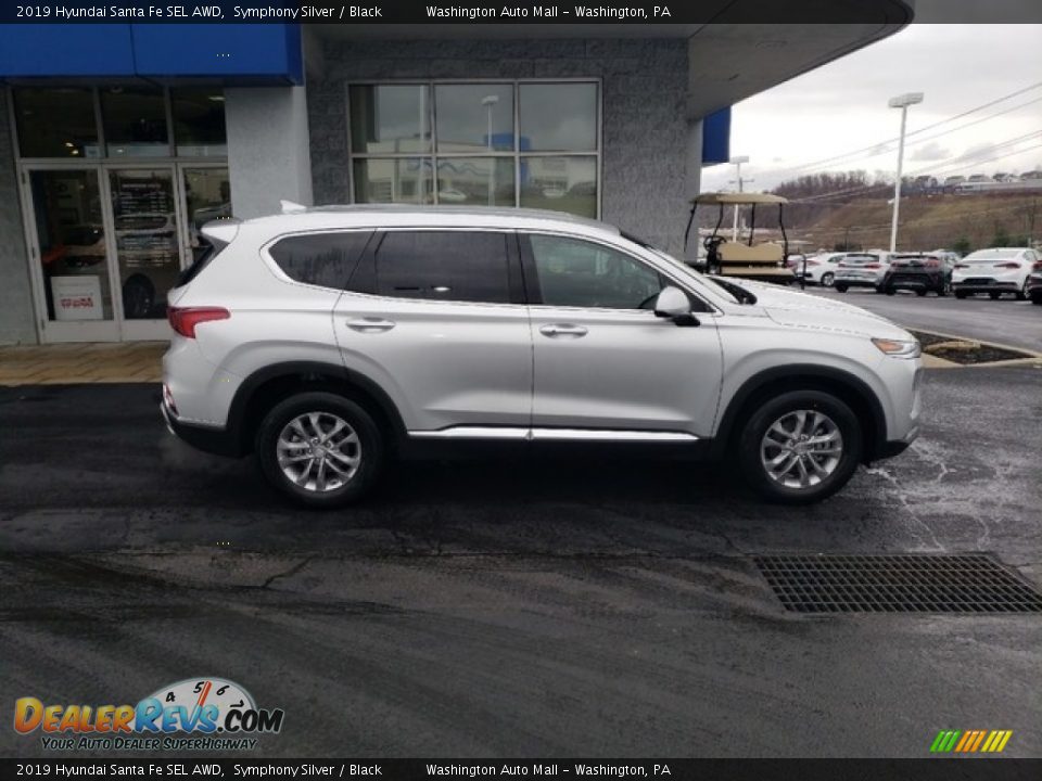 2019 Hyundai Santa Fe SEL AWD Symphony Silver / Black Photo #8