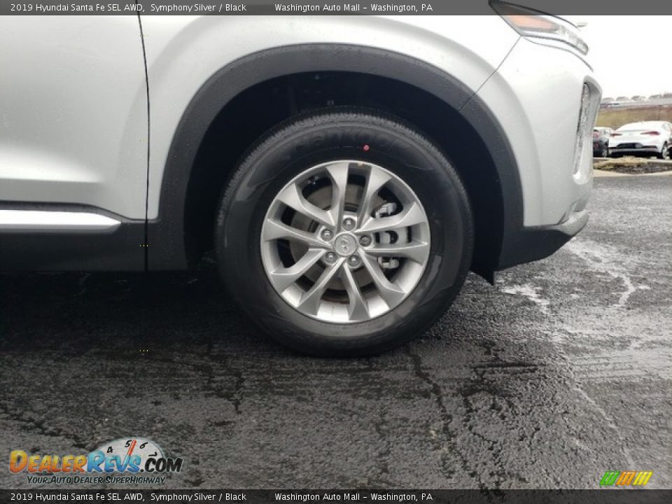 2019 Hyundai Santa Fe SEL AWD Symphony Silver / Black Photo #9