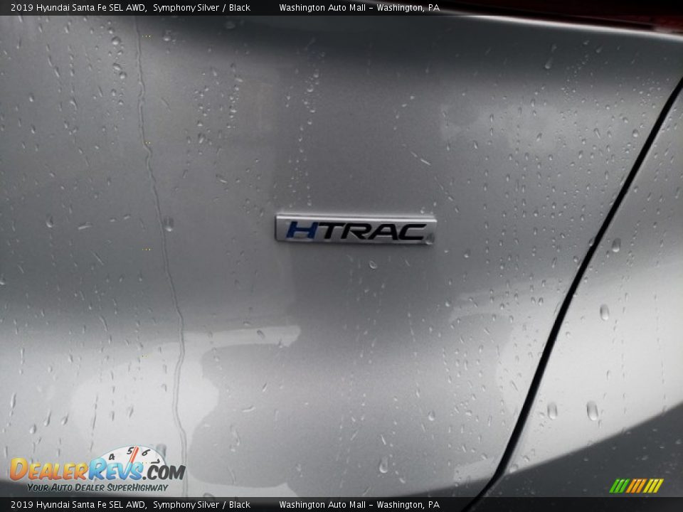 2019 Hyundai Santa Fe SEL AWD Symphony Silver / Black Photo #10