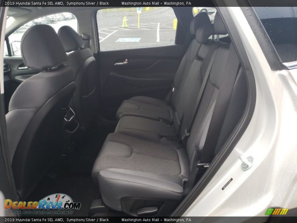 2019 Hyundai Santa Fe SEL AWD Symphony Silver / Black Photo #14