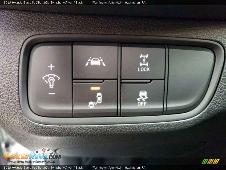2019 Hyundai Santa Fe SEL AWD Symphony Silver / Black Photo #18