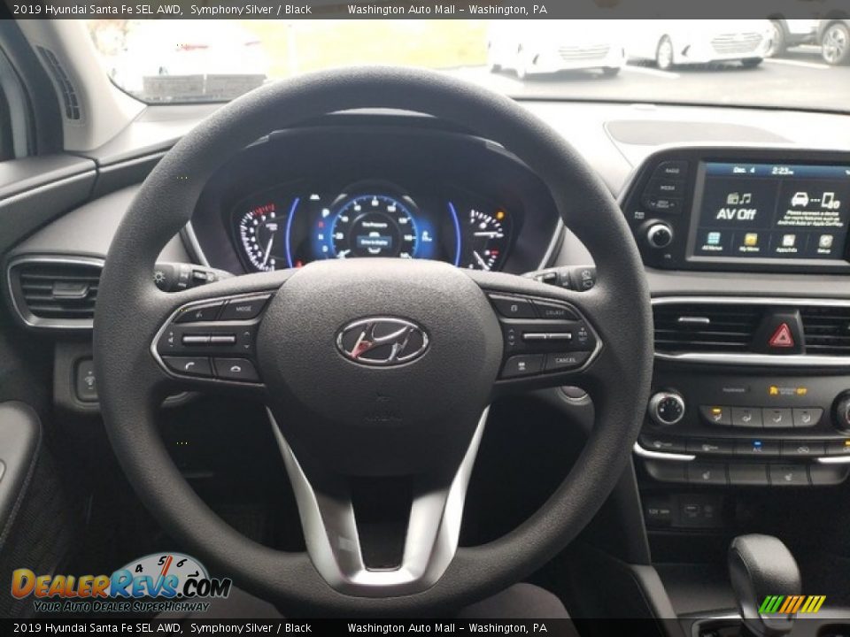 2019 Hyundai Santa Fe SEL AWD Symphony Silver / Black Photo #19