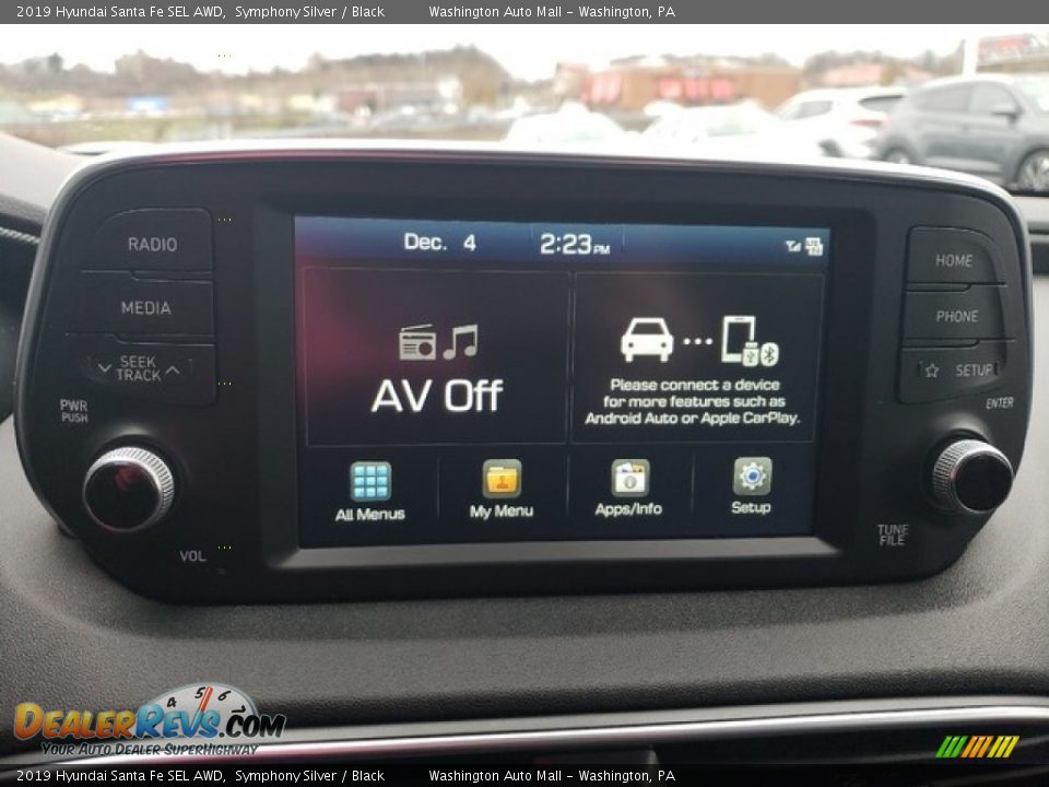 2019 Hyundai Santa Fe SEL AWD Symphony Silver / Black Photo #21
