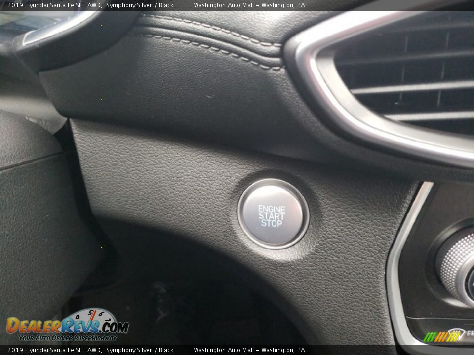 2019 Hyundai Santa Fe SEL AWD Symphony Silver / Black Photo #25