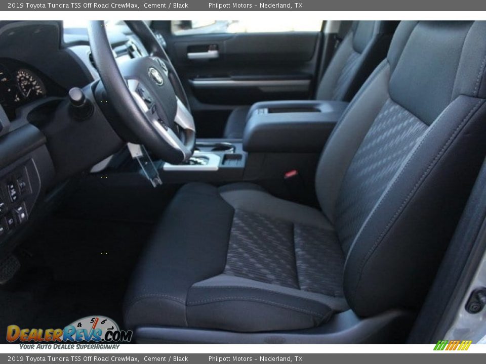Front Seat of 2019 Toyota Tundra TSS Off Road CrewMax Photo #10