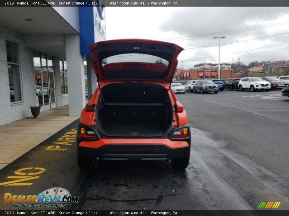 2019 Hyundai Kona SEL AWD Sunset Orange / Black Photo #11