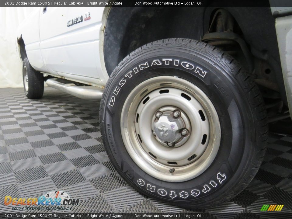 2001 Dodge Ram 1500 ST Regular Cab 4x4 Bright White / Agate Photo #2