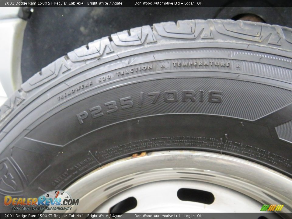 2001 Dodge Ram 1500 ST Regular Cab 4x4 Bright White / Agate Photo #3