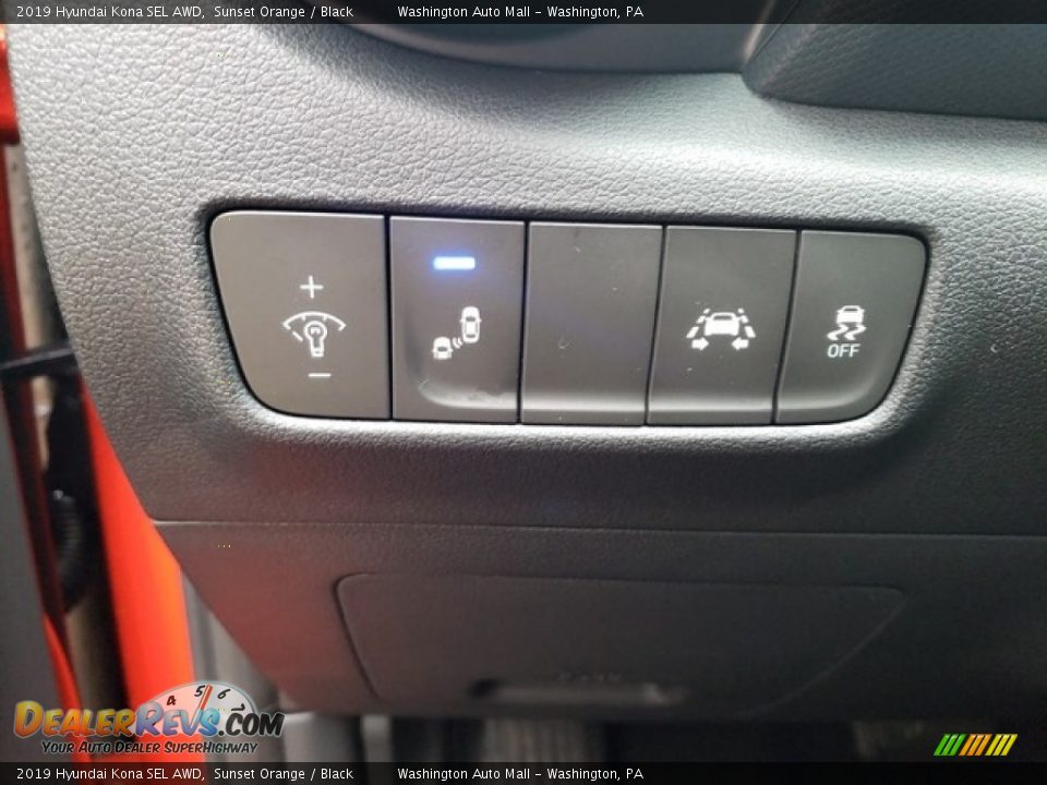 2019 Hyundai Kona SEL AWD Sunset Orange / Black Photo #18