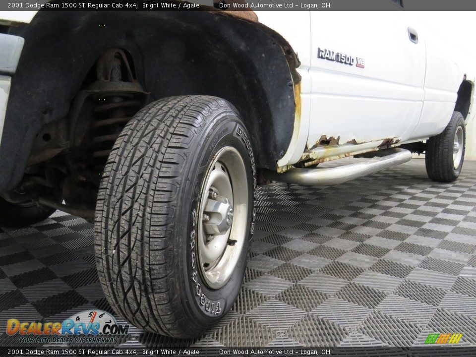 2001 Dodge Ram 1500 ST Regular Cab 4x4 Bright White / Agate Photo #7