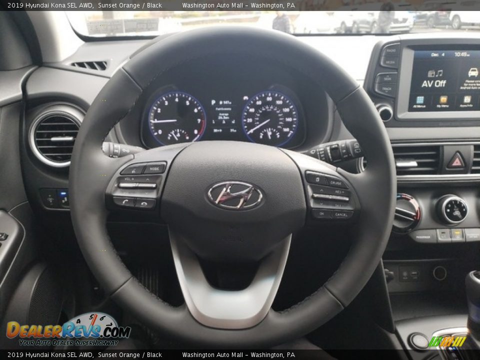 2019 Hyundai Kona SEL AWD Steering Wheel Photo #19