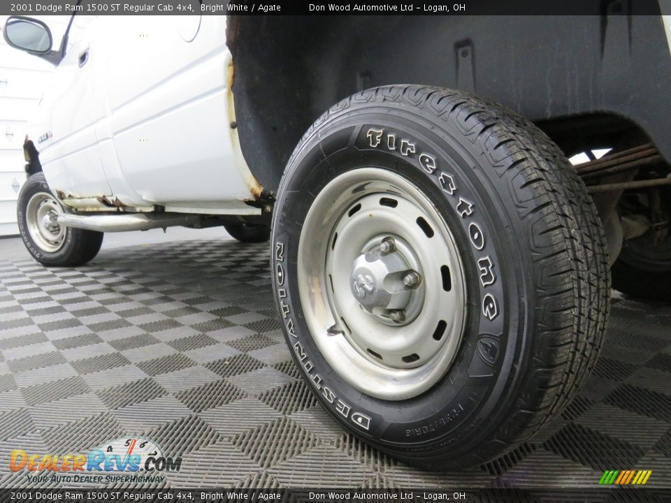 2001 Dodge Ram 1500 ST Regular Cab 4x4 Bright White / Agate Photo #8