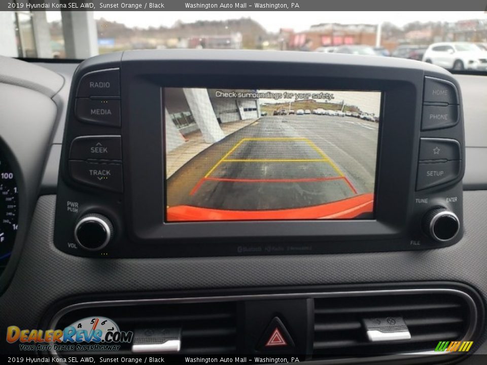 2019 Hyundai Kona SEL AWD Sunset Orange / Black Photo #22