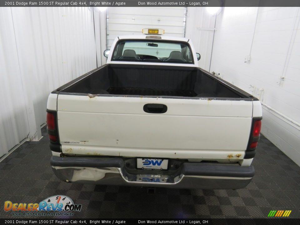 2001 Dodge Ram 1500 ST Regular Cab 4x4 Bright White / Agate Photo #10