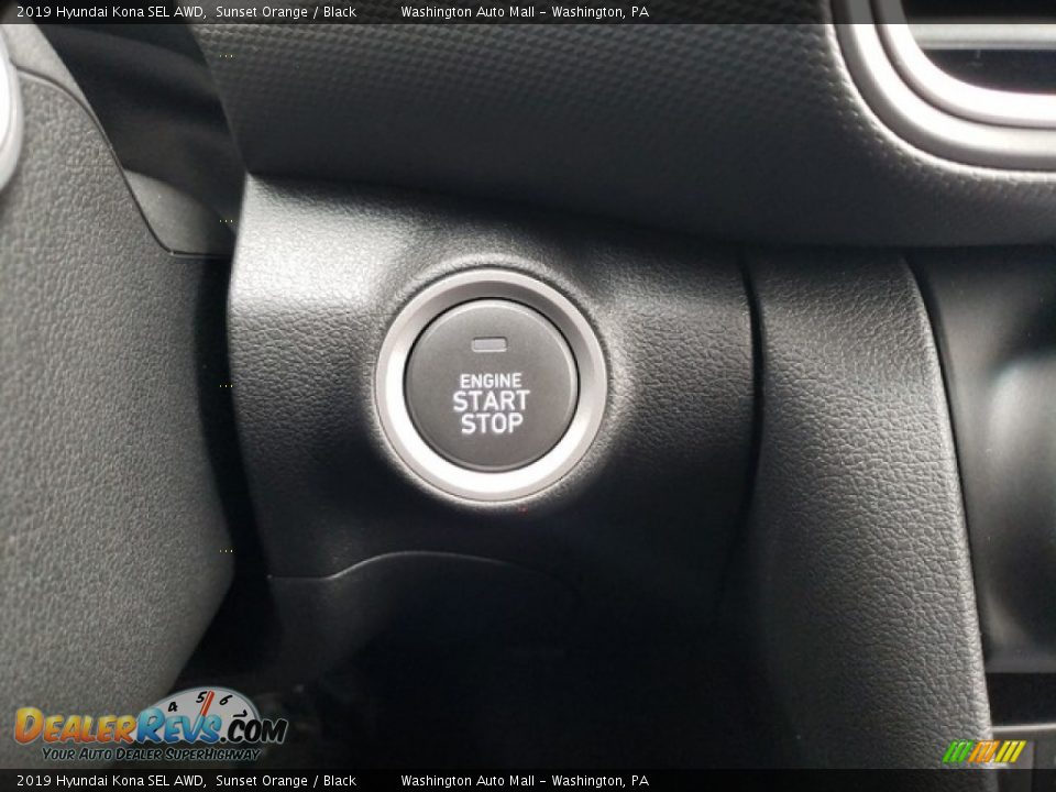 2019 Hyundai Kona SEL AWD Sunset Orange / Black Photo #25