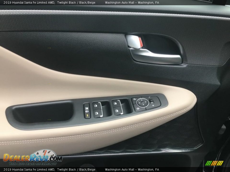 Door Panel of 2019 Hyundai Santa Fe Limited AWD Photo #4