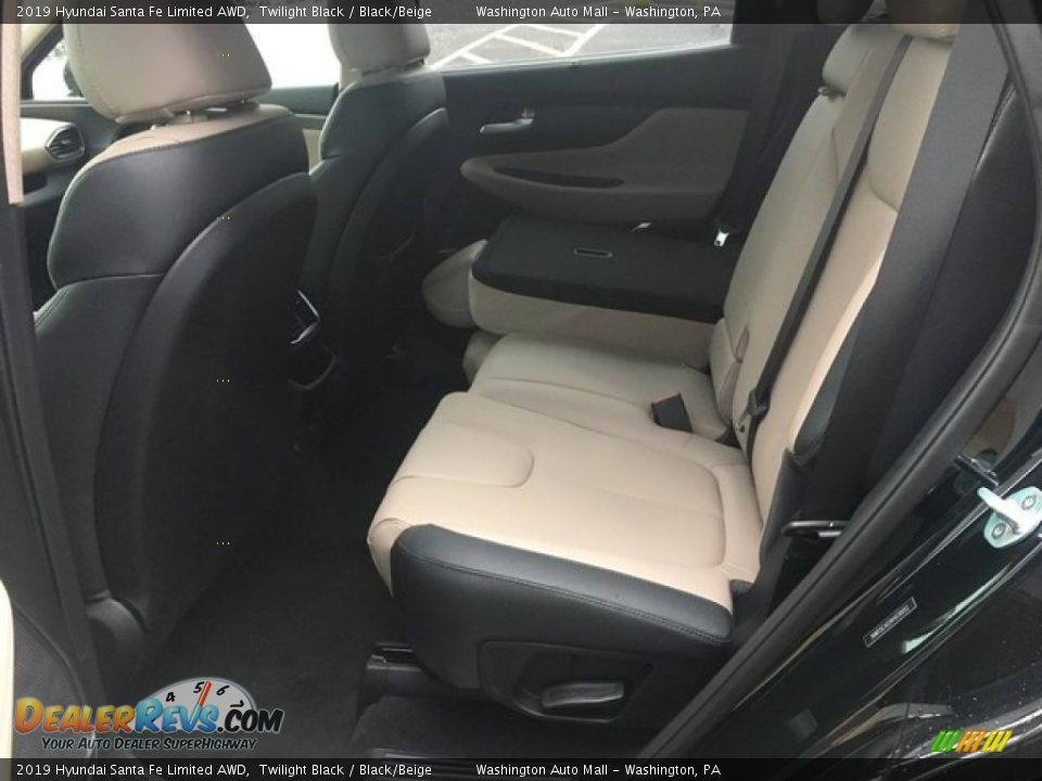 Rear Seat of 2019 Hyundai Santa Fe Limited AWD Photo #5