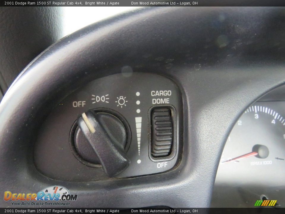2001 Dodge Ram 1500 ST Regular Cab 4x4 Bright White / Agate Photo #18