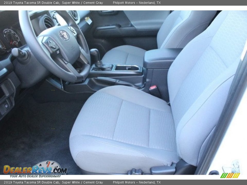 Front Seat of 2019 Toyota Tacoma SR Double Cab Photo #10