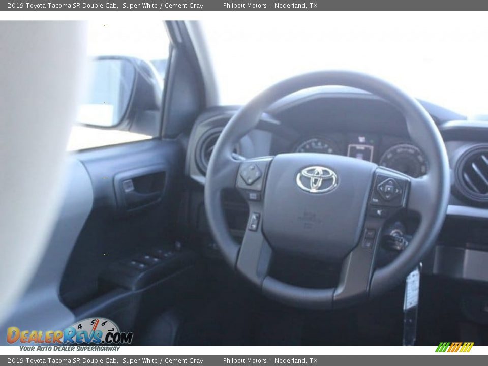 2019 Toyota Tacoma SR Double Cab Steering Wheel Photo #19