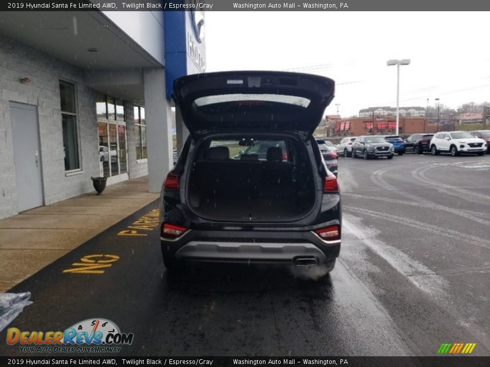 2019 Hyundai Santa Fe Limited AWD Twilight Black / Espresso/Gray Photo #12
