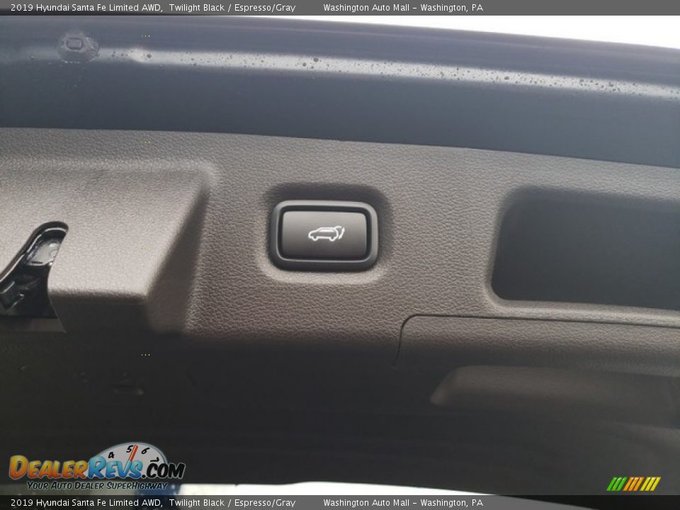 2019 Hyundai Santa Fe Limited AWD Twilight Black / Espresso/Gray Photo #14