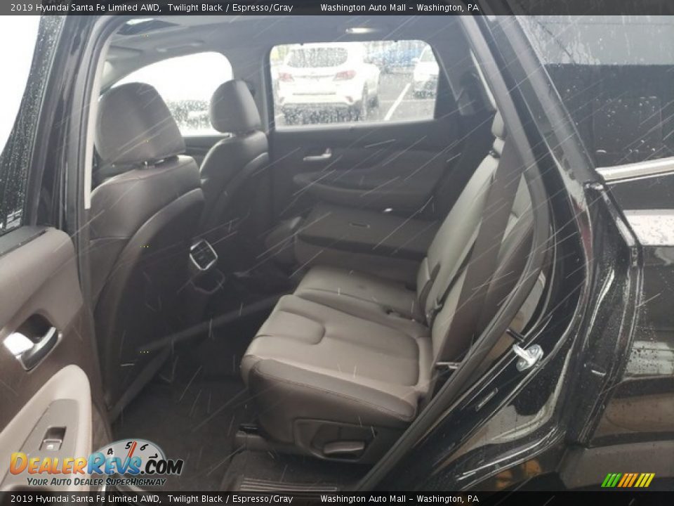 2019 Hyundai Santa Fe Limited AWD Twilight Black / Espresso/Gray Photo #16