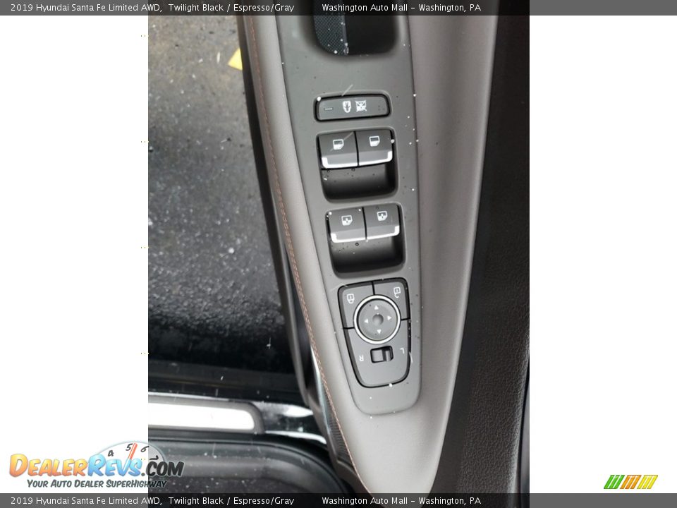 2019 Hyundai Santa Fe Limited AWD Twilight Black / Espresso/Gray Photo #19