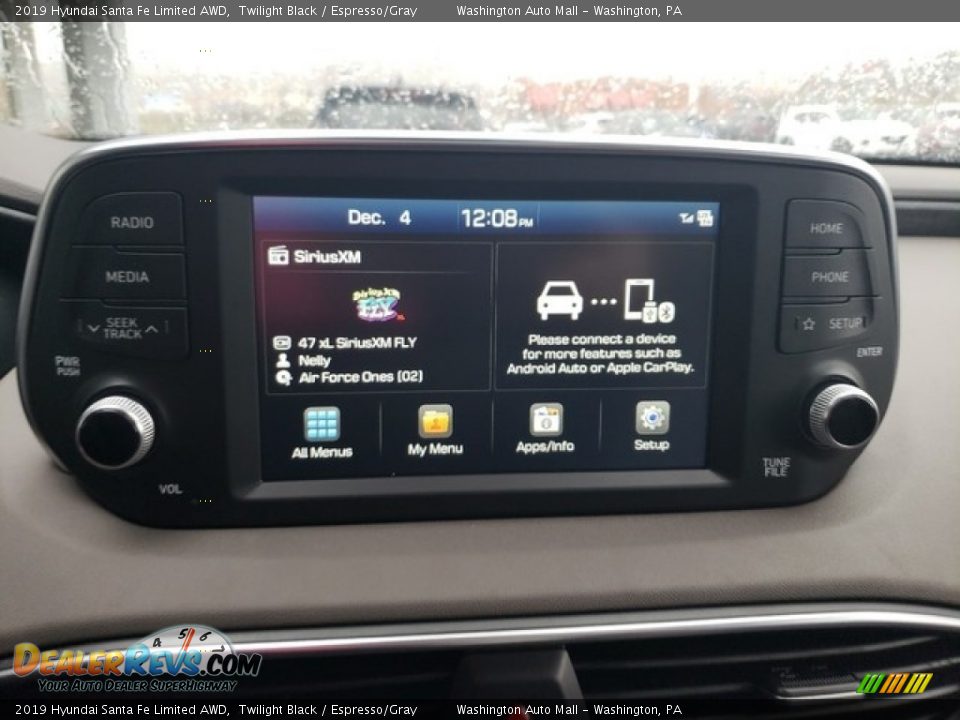 2019 Hyundai Santa Fe Limited AWD Twilight Black / Espresso/Gray Photo #23
