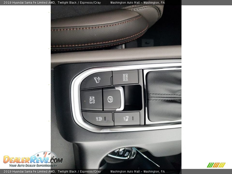 2019 Hyundai Santa Fe Limited AWD Twilight Black / Espresso/Gray Photo #26