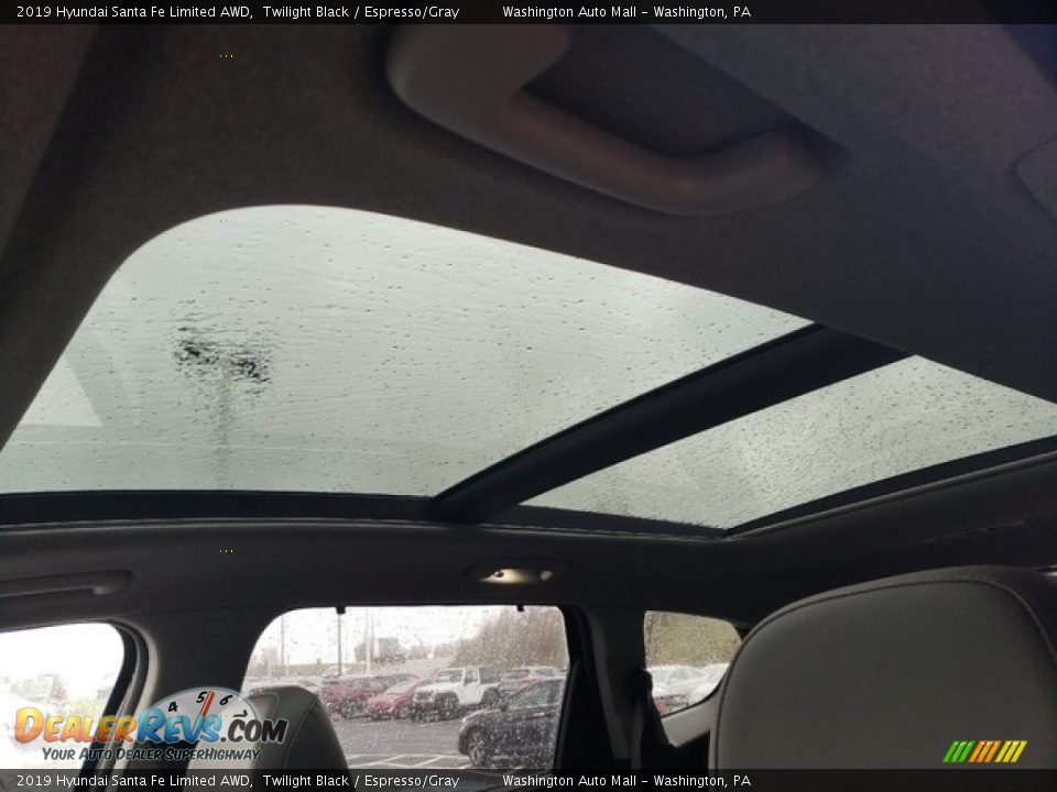 2019 Hyundai Santa Fe Limited AWD Twilight Black / Espresso/Gray Photo #28